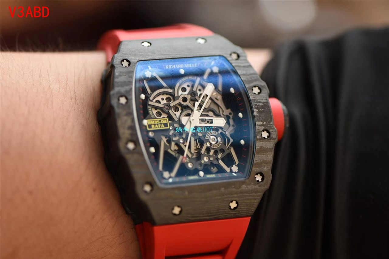 【视频评测】ZF厂理查德米勒Richard Mille V3版本RM35-02超A复刻手表 