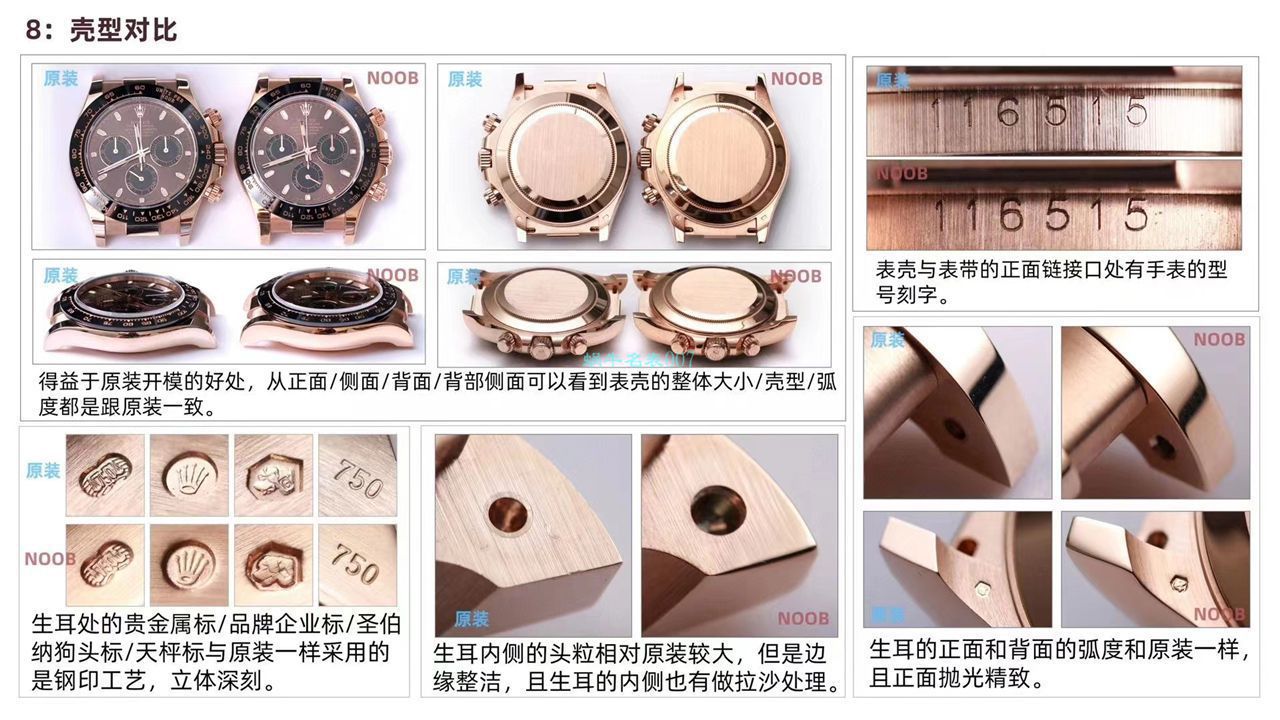 【视频评测】N厂劳力士4130迪通拿顶级复刻高仿手表咖啡猫m116515ln-0041腕表 / R663