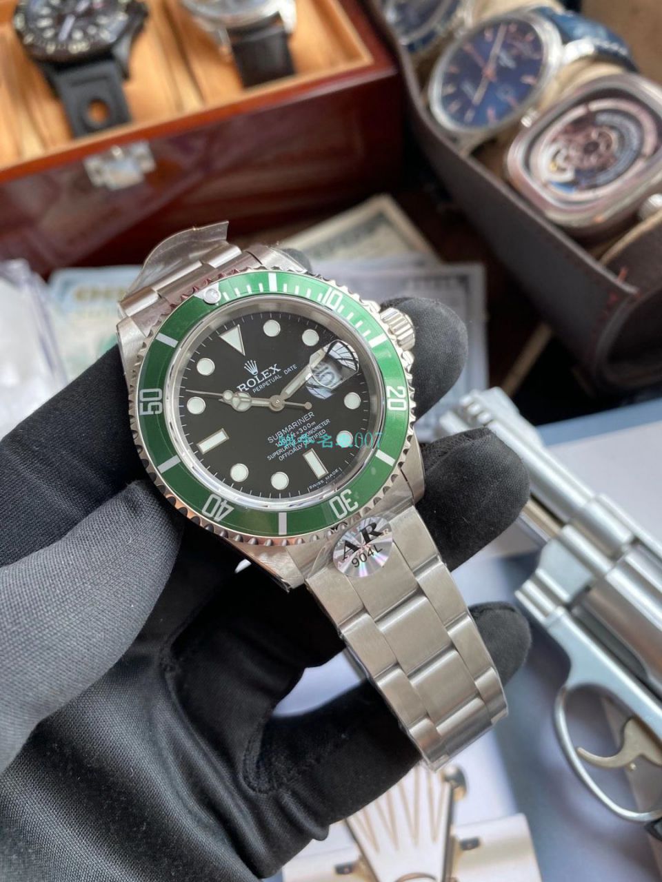 AR厂劳力士ROLEX复古绿水鬼潜航者16610LV-93250复刻手表 / R665