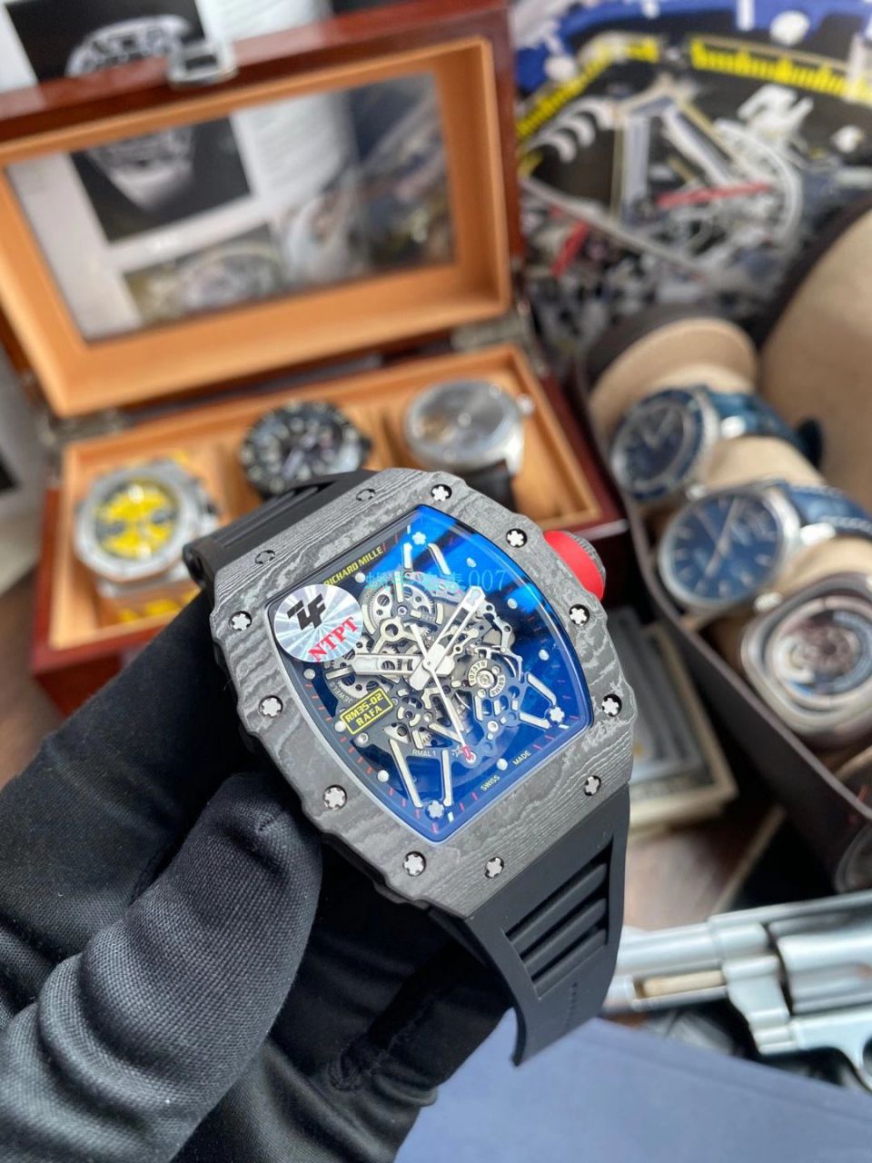 【视频评测】ZF厂1比1复刻理查德米勒Richard Mille V3版本RM 35-02手表 / ZFRM035-02V3