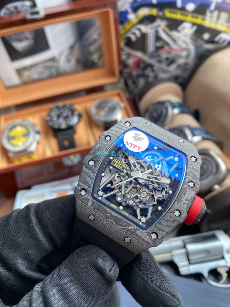 【视频评测】ZF厂1比1复刻理查德米勒Richard Mille V3版本RM 35-02手表 