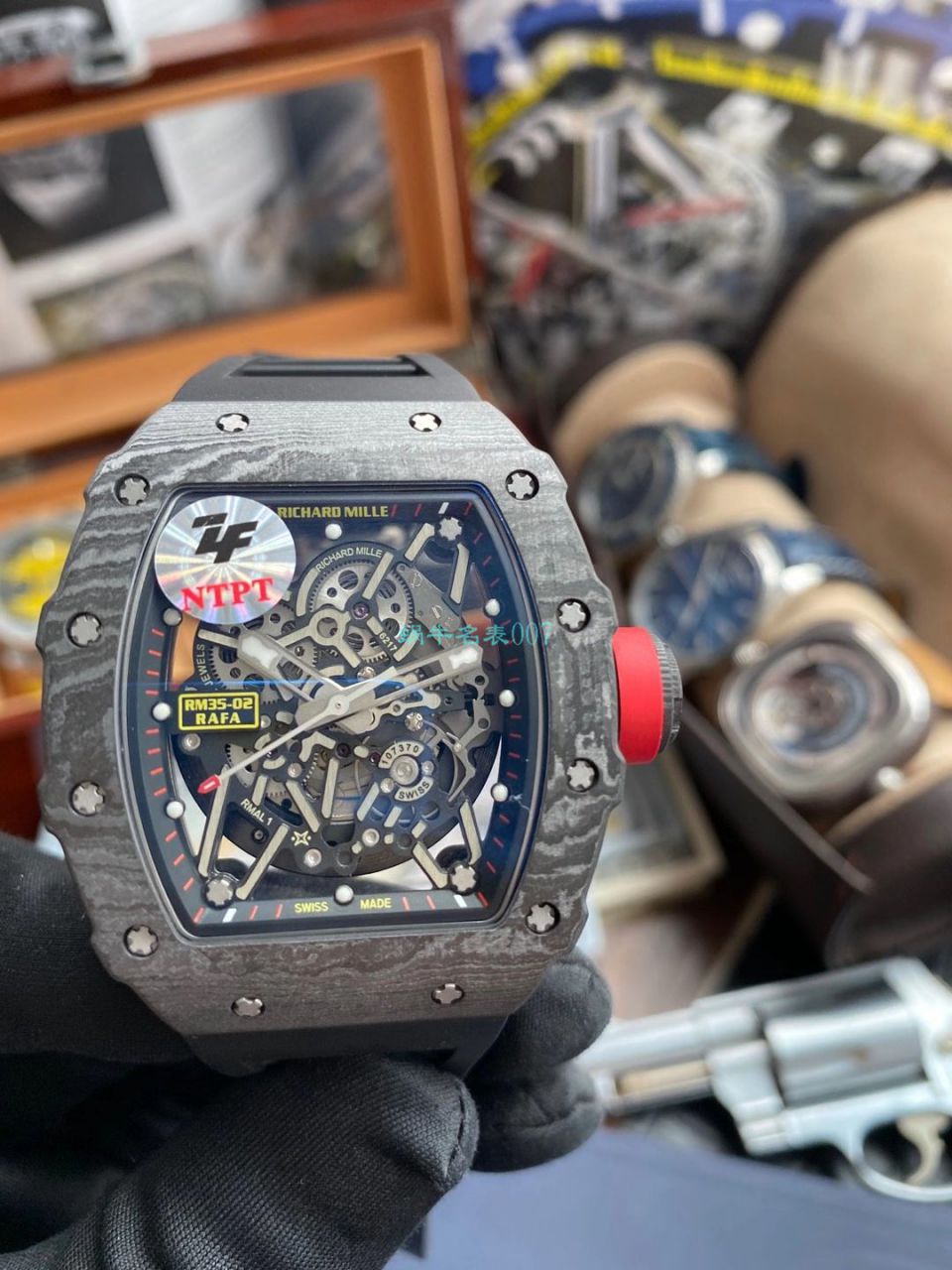 【视频评测】ZF厂1比1复刻理查德米勒Richard Mille V3版本RM 35-02手表 