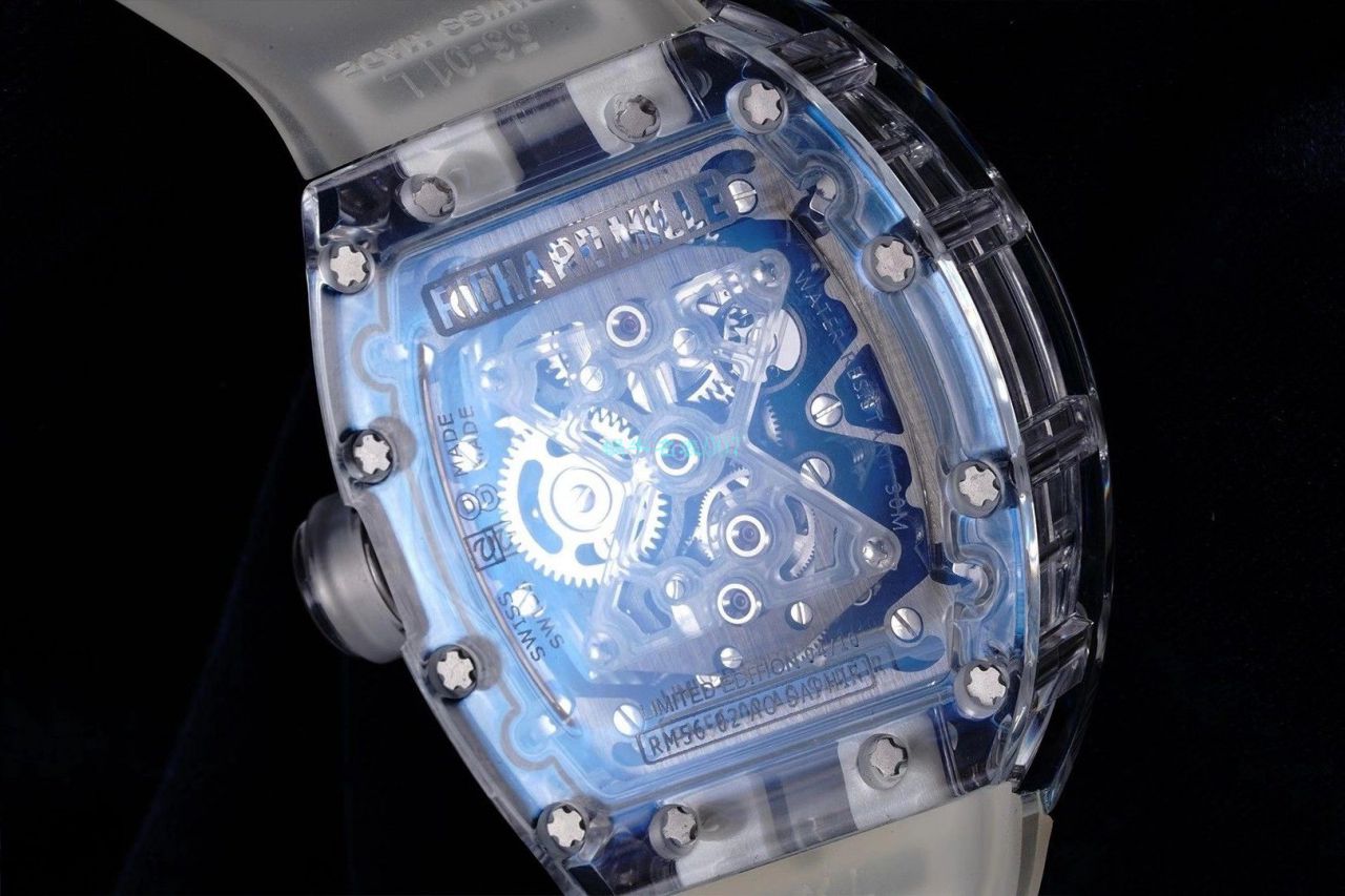 EUR 厂超级雪琉璃理查德米勒RM056，RM 56-02陀飞轮复刻手表 