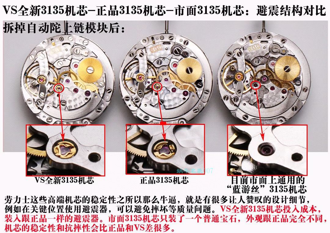 VS厂1比1复刻手表ROLEX劳力士黑水鬼3135机芯116610LN-97200手表 / R669