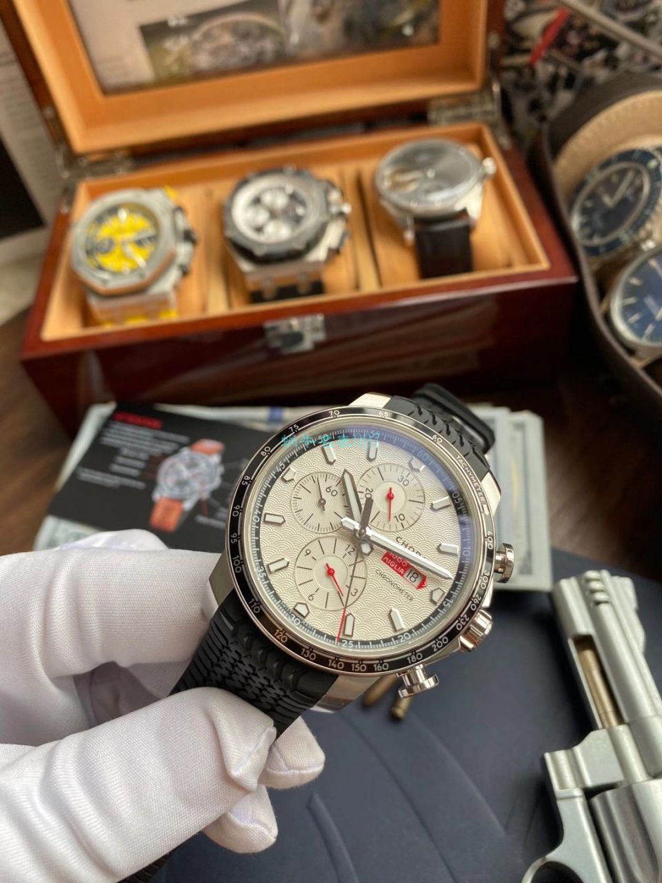 V7厂Chopard萧邦经典赛车系列顶级复刻高仿手表168571-3001腕表 / XB071