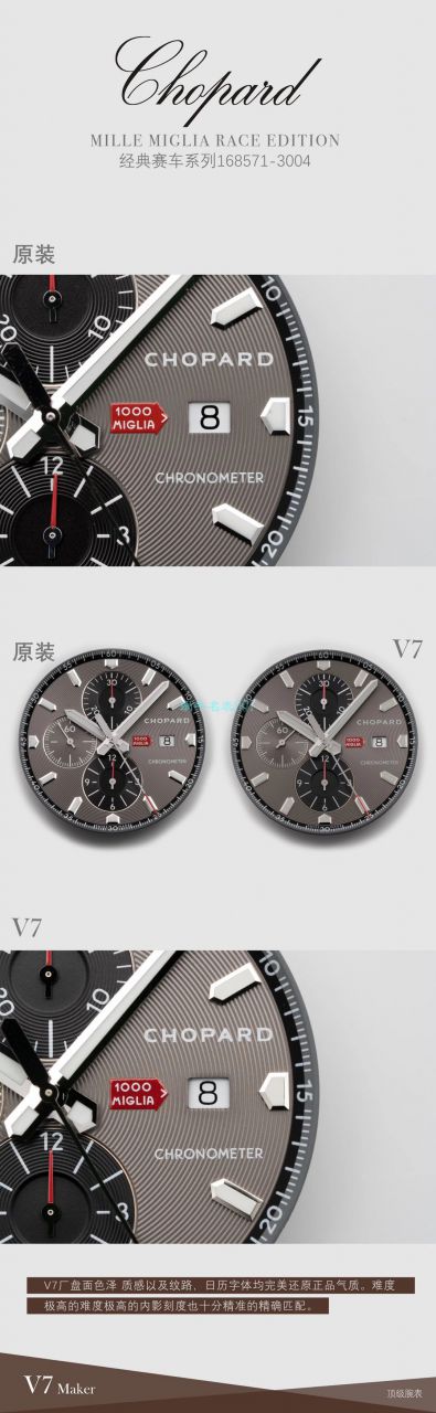 【多视频评测】史上最强萧邦手表V7厂chopard赛车系列精品 终极大作  