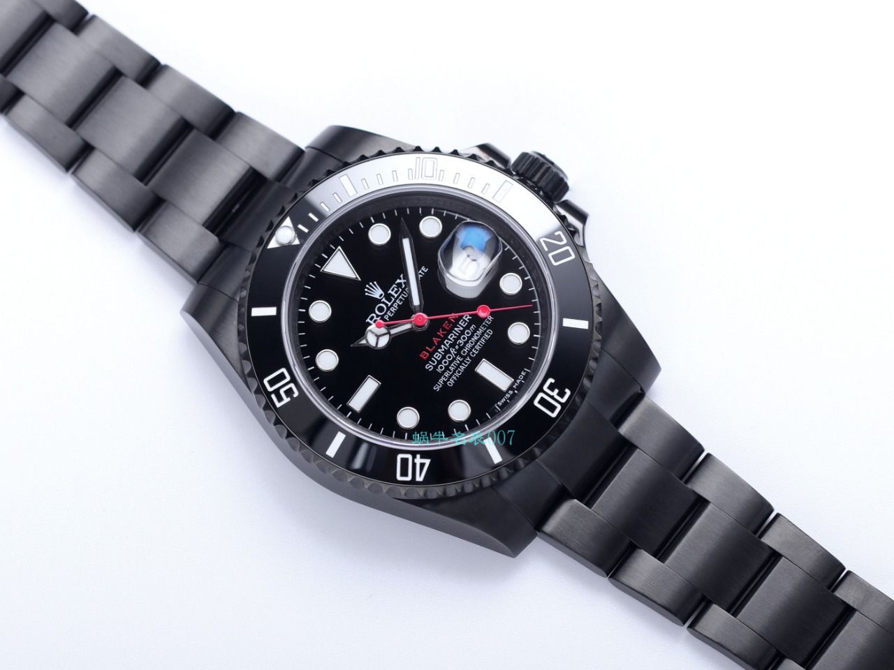 V9厂劳力士水鬼顶级复刻手表BLAKEN  SUBMARINER  DATE LV官方同款曜黑改装版 / R670