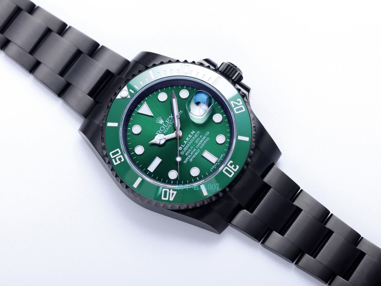 V9厂劳力士水鬼顶级复刻手表BLAKEN  SUBMARINER  DATE LV官方同款曜黑改装版 / R670