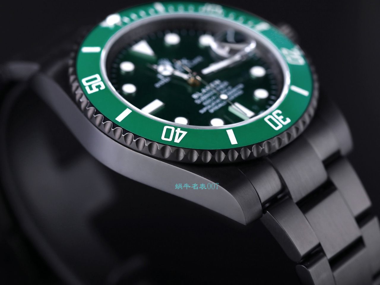 V9厂劳力士水鬼顶级复刻手表BLAKEN  SUBMARINER  DATE LV官方同款曜黑改装版 / R670