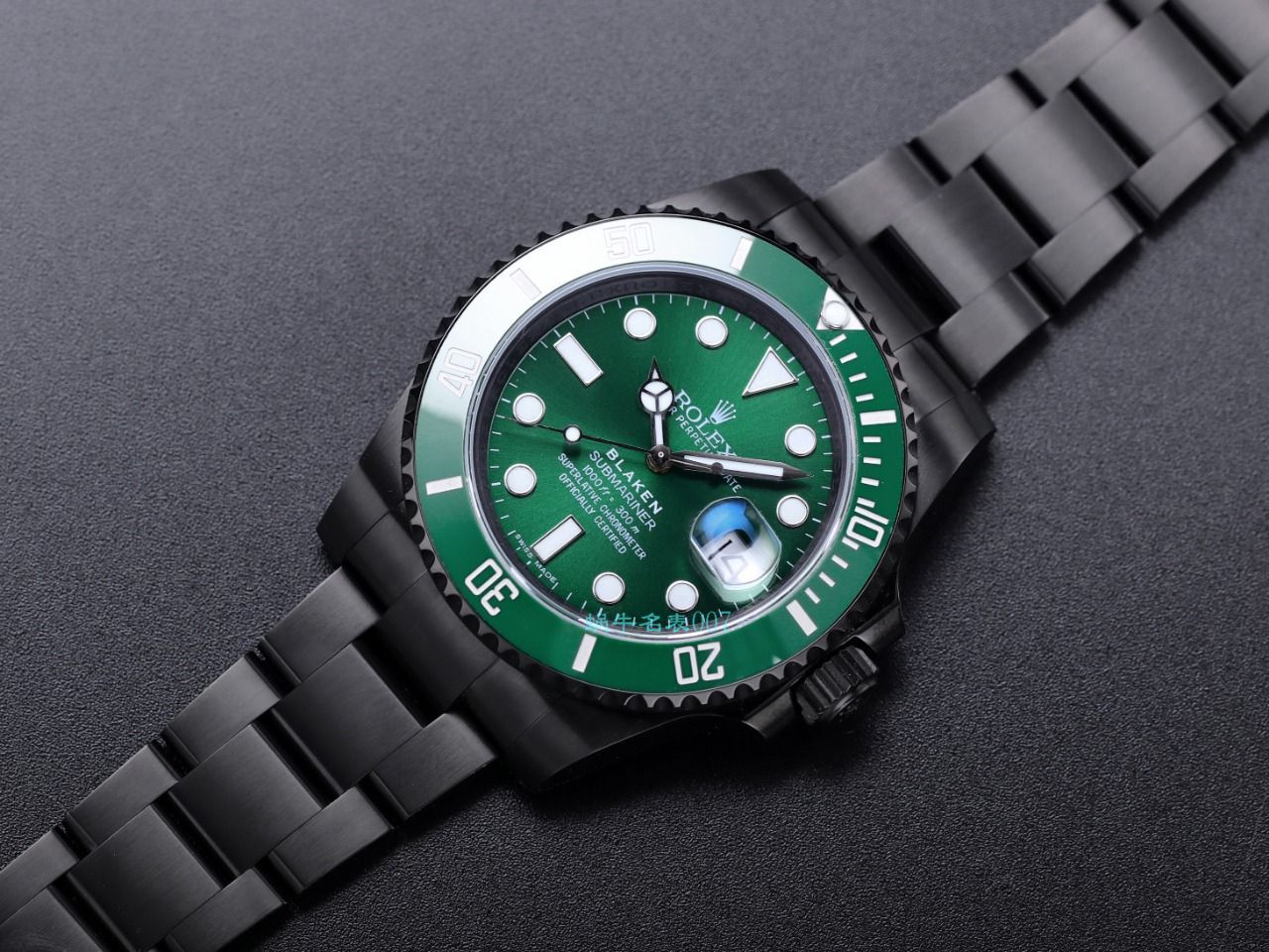 V9厂劳力士水鬼顶级复刻手表BLAKEN  SUBMARINER  DATE LV官方同款曜黑改装版 / R670