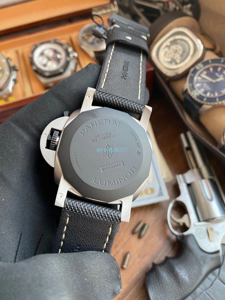 VS厂沛纳海LUMINOR 1比1超A复刻手表PAM01662烟灰腕表 