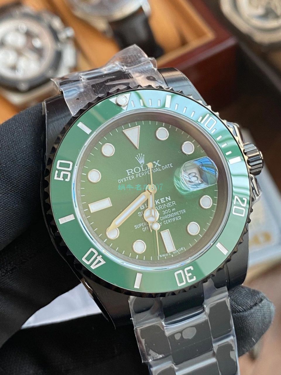 V9厂劳力士水鬼顶级复刻手表BLAKEN  SUBMARINER  DATE LV官方同款曜黑改装版 