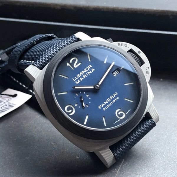 【 复刻手表哪个厂最好】VS厂 沛纳海LUMINOR烟熏蓝PAM01663，PAM1663腕表