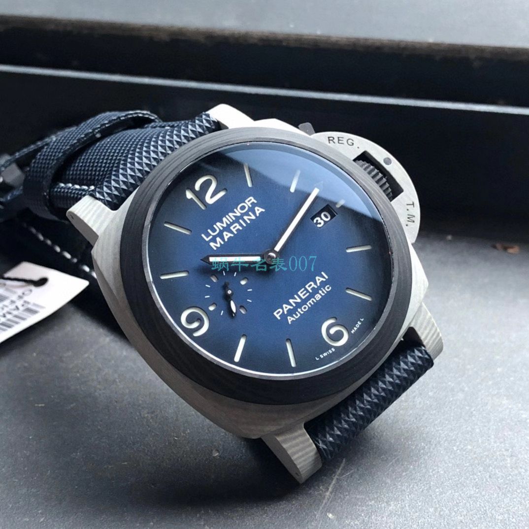 【 复刻手表哪个厂最好】VS厂 沛纳海LUMINOR烟熏蓝PAM01663，PAM1663腕表 
