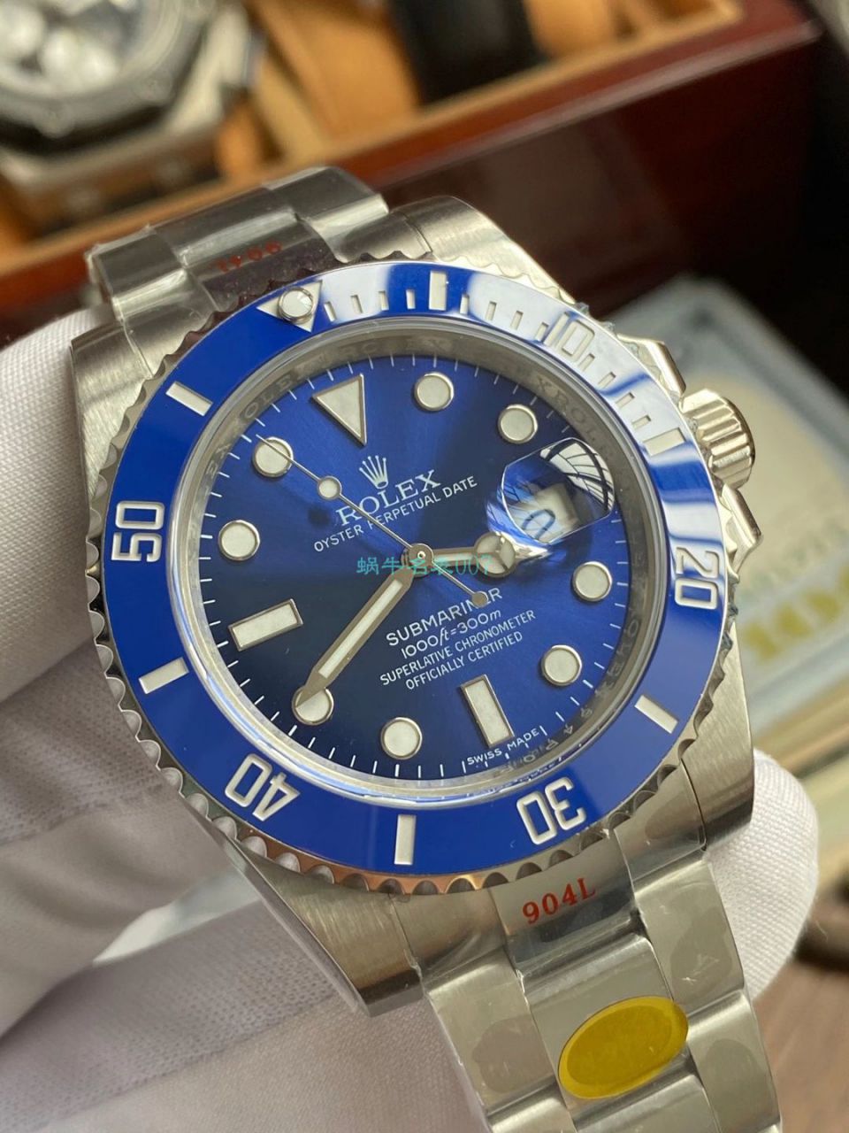 N厂V10版劳力士蓝水鬼潜航者型一比一高仿手表116619LB-97209腕表 
