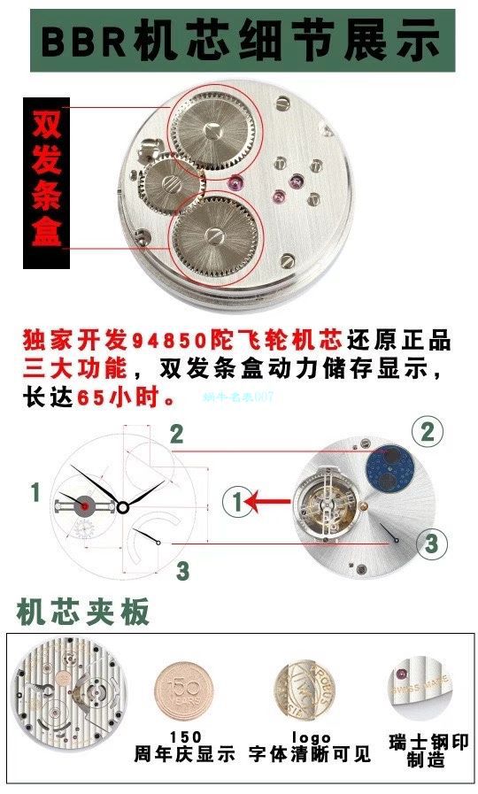 BBR厂万国150周年纪念陀飞轮IW590203、IW590202、IW590110腕表 / WG598