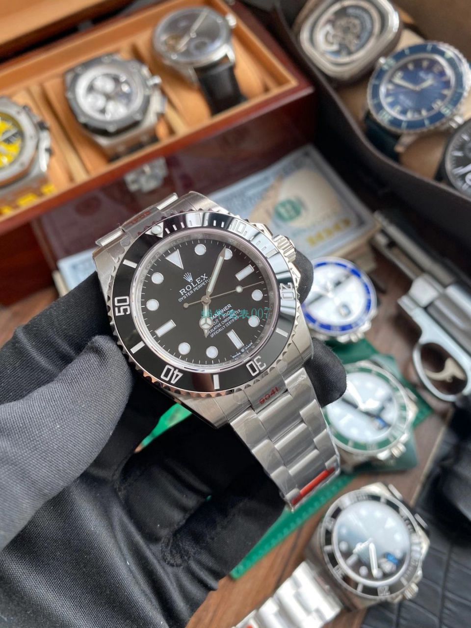 【视频评测】EW厂劳力士新款41无历水鬼超A顶级复刻手表m124060-0001腕表 
