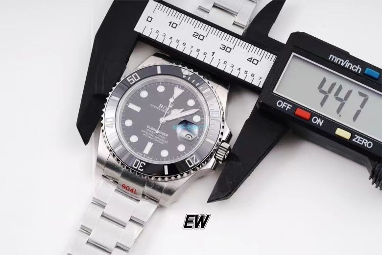 视频评测EW厂劳力士专柜新款绿水鬼1比1超A高仿手表41毫米m126610lv-0002腕表 / R687
