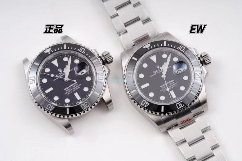 【视频评测】EW厂劳力士专柜新款41毫米黑水鬼顶级1比1精仿手表m126610ln-0001腕表 