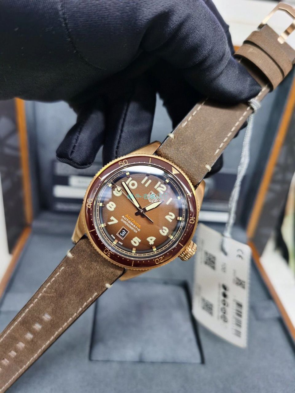 渠道原单泰格豪雅鼠年特别版TAG HEUER AUTAVIA系列WBE5193.FC8300腕表 