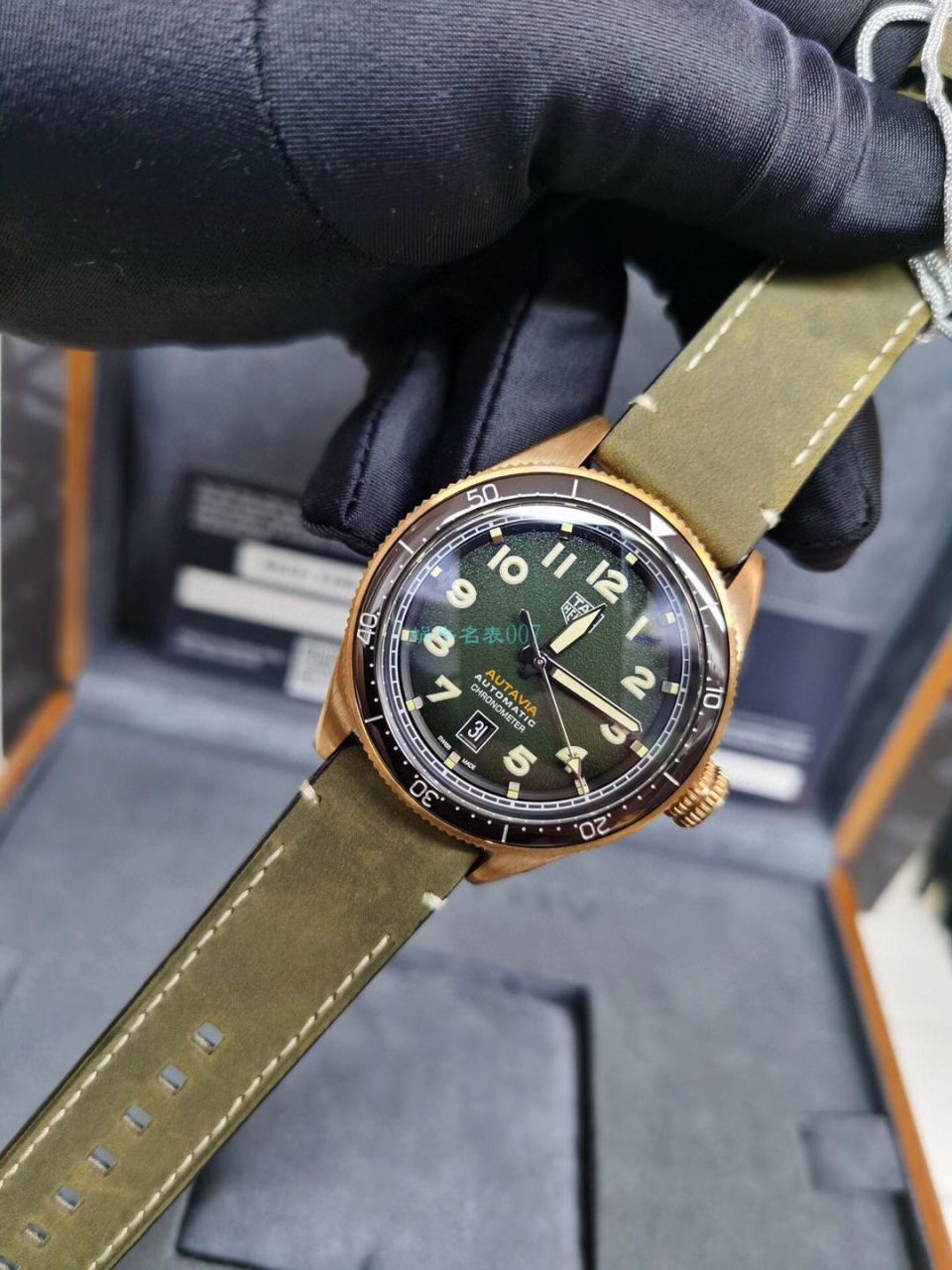 渠道原单泰格豪雅鼠年特别版TAG HEUER AUTAVIA系列WBE5193.FC8300腕表 