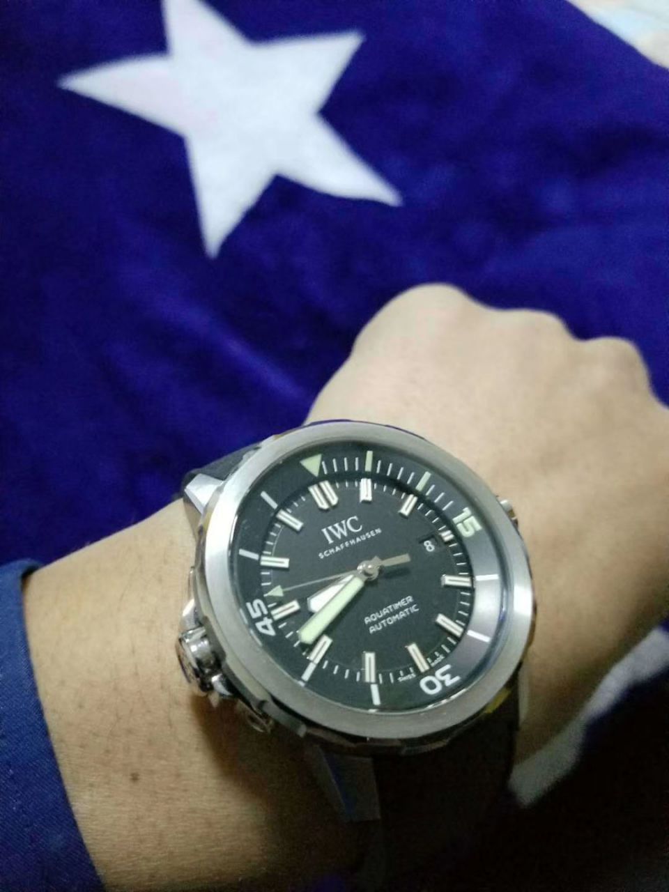 【视频评测V6厂蓝面字面完美升级】万国海洋时计1比1顶级复刻高仿手表IW329005腕表 / WG606