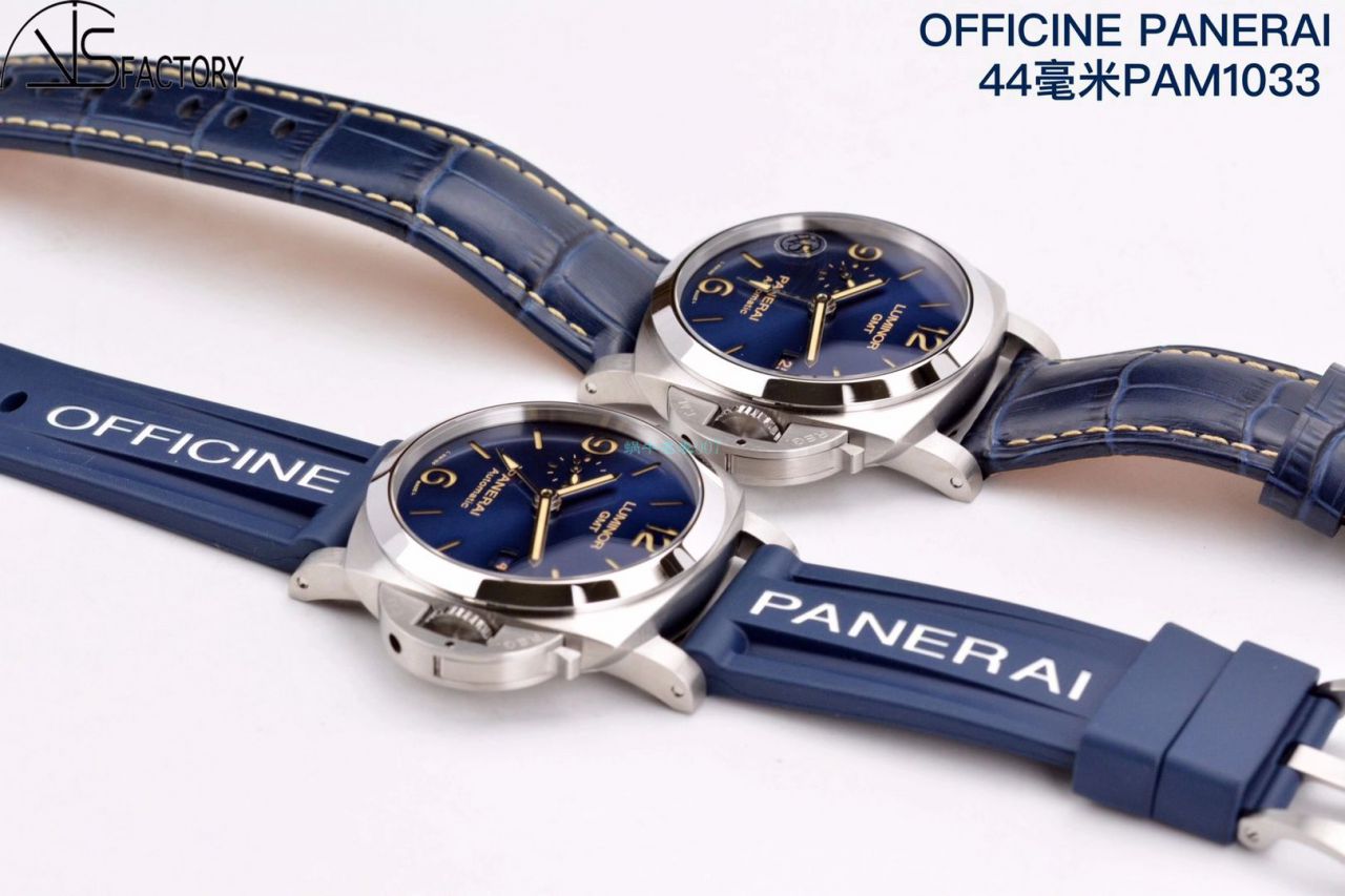 VS厂沛纳海1比1顶级复刻手表GMT两地时PAM01033腕表 / VSPAM01033