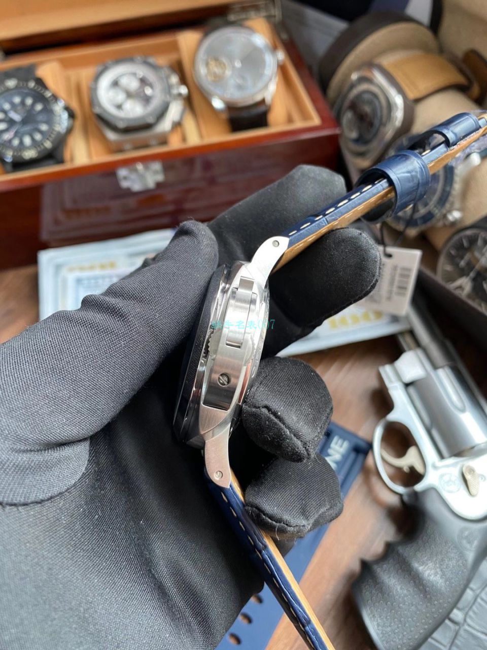 VS厂沛纳海1比1顶级复刻手表GMT两地时PAM01033腕表 / VSPAM01033