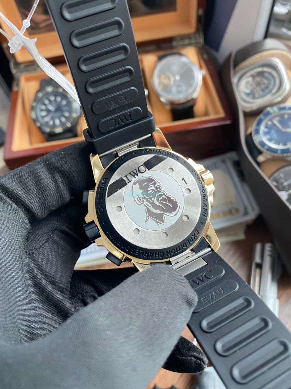 V6厂万国海洋计时1比1顶级复刻手表IW379503青铜达尔文探险之旅特别版V2 