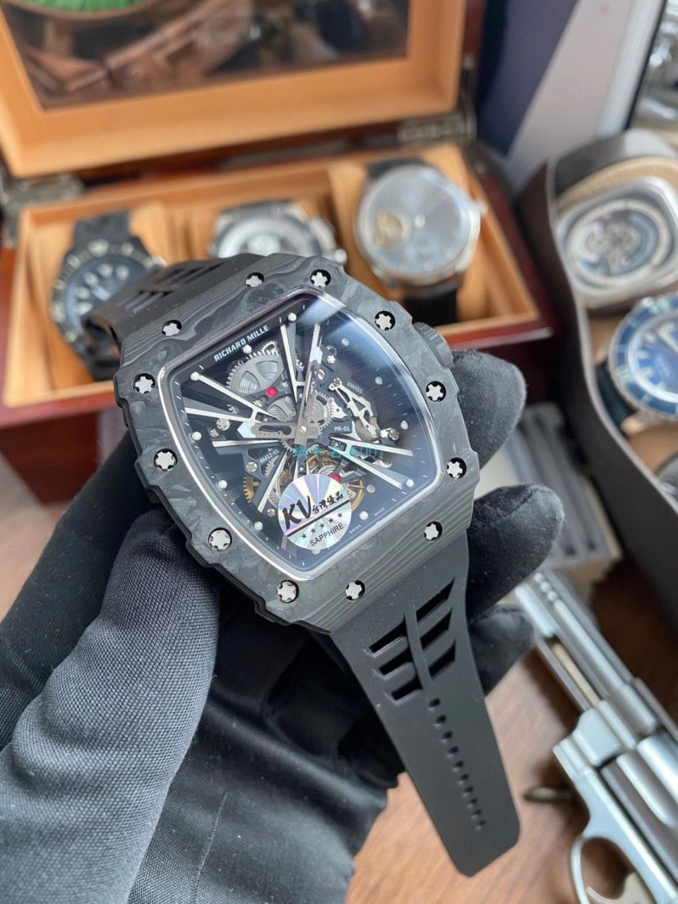 KV厂理查德米勒RM 12-01 Tourbillon Limited Editions 超A高仿限量陀飞轮手表 / KVRM 12-01