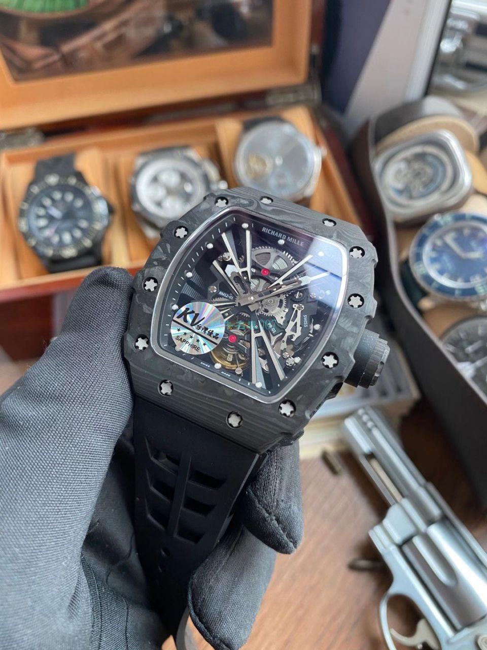 KV厂理查德米勒RM 12-01 Tourbillon Limited Editions 超A高仿限量陀飞轮手表 