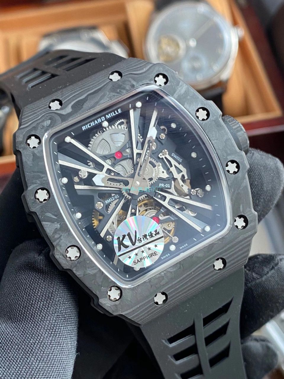 KV厂理查德米勒RM 12-01 Tourbillon Limited Editions 超A高仿限量陀飞轮手表 