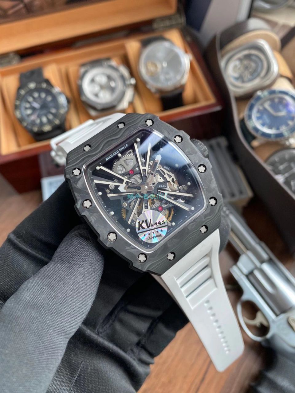 KV厂理查德米勒RM 12-01 Tourbillon Limited Editions 超A高仿限量陀飞轮手表 / KVRM 12-01