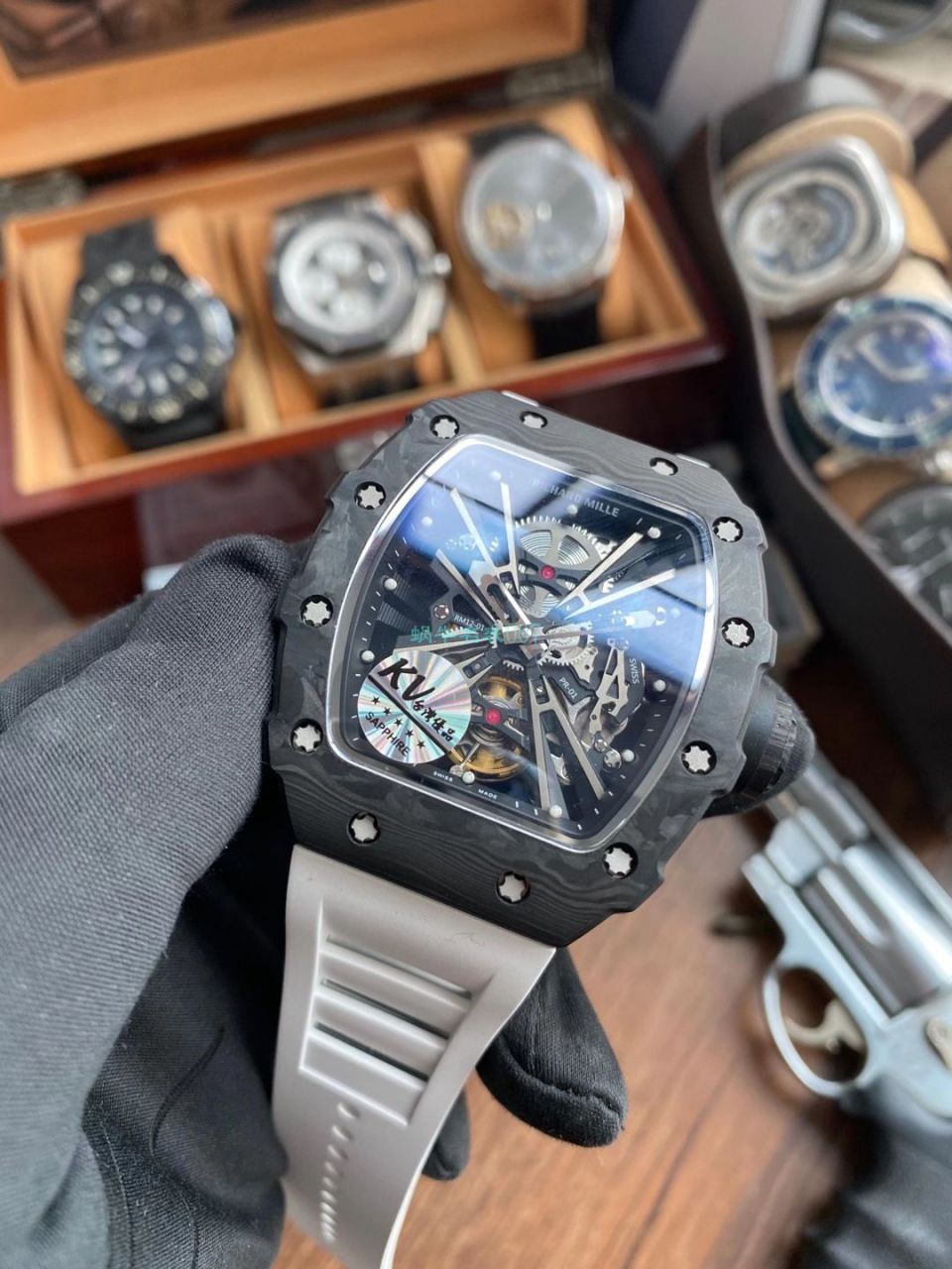 KV厂理查德米勒RM 12-01 Tourbillon Limited Editions 超A高仿限量陀飞轮手表 