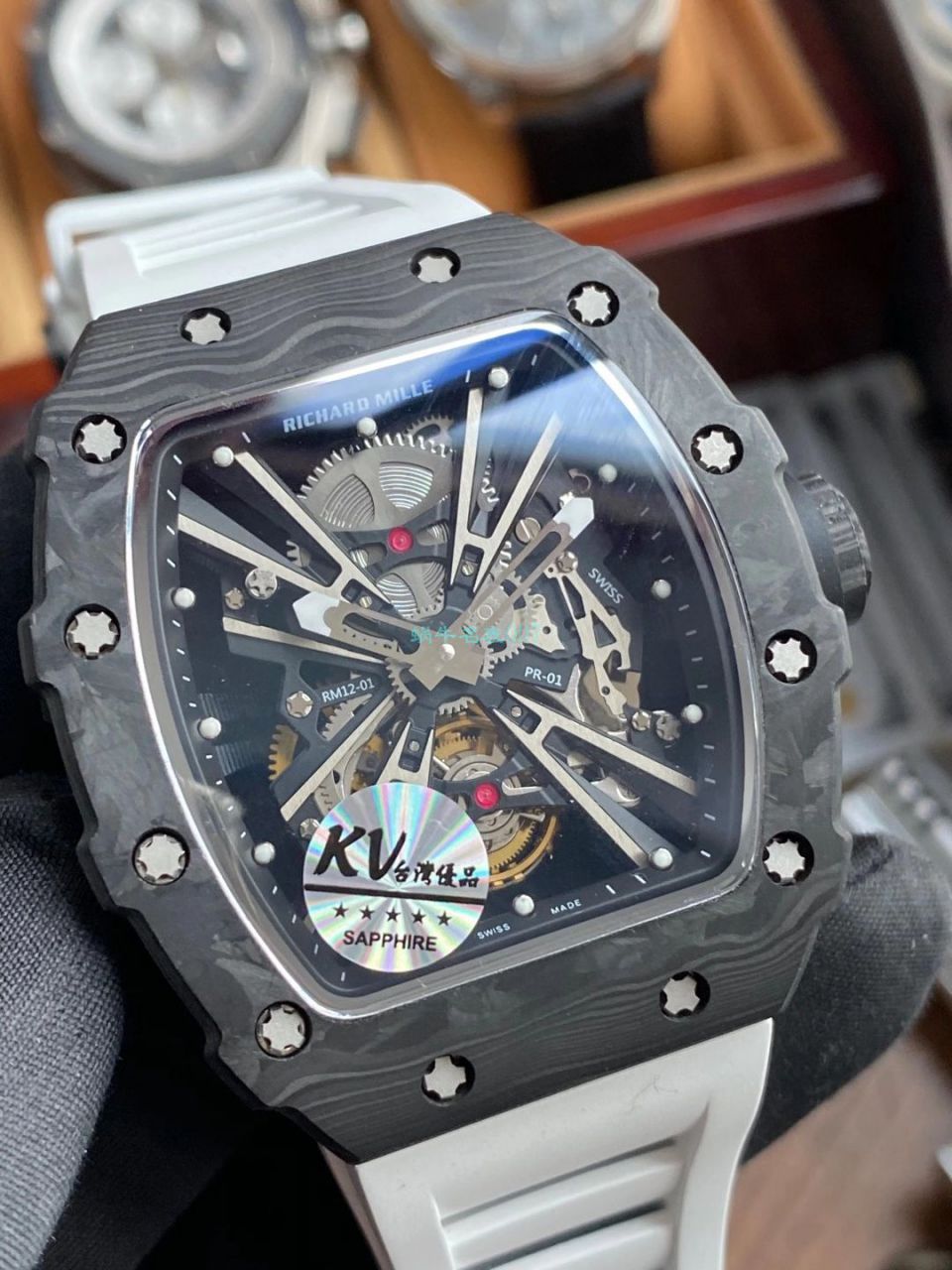 KV厂理查德米勒RM 12-01 Tourbillon Limited Editions 超A高仿限量陀飞轮手表 