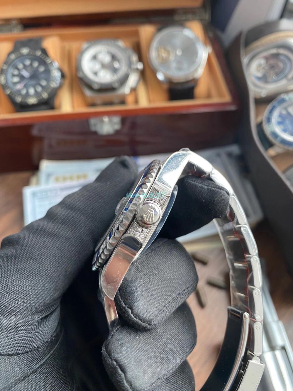 【视频评测】劳力士T钻奢华版格林尼治GMT顶级复刻手表 / R703