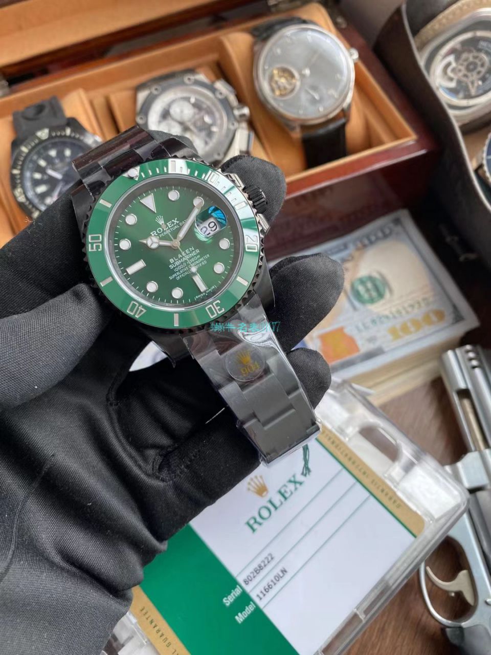 V6Factory2020年跨年力作～劳力士BLAKEN 改装定制绿水鬼手表 