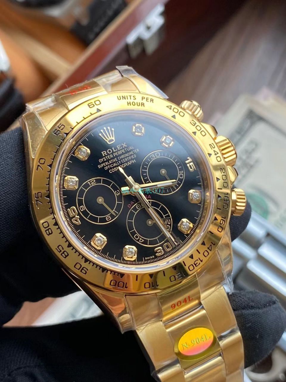 视频评测N厂劳力士超级4130迪通拿间金钻面m116503-0006顶级1比1复刻高仿手表 / R732