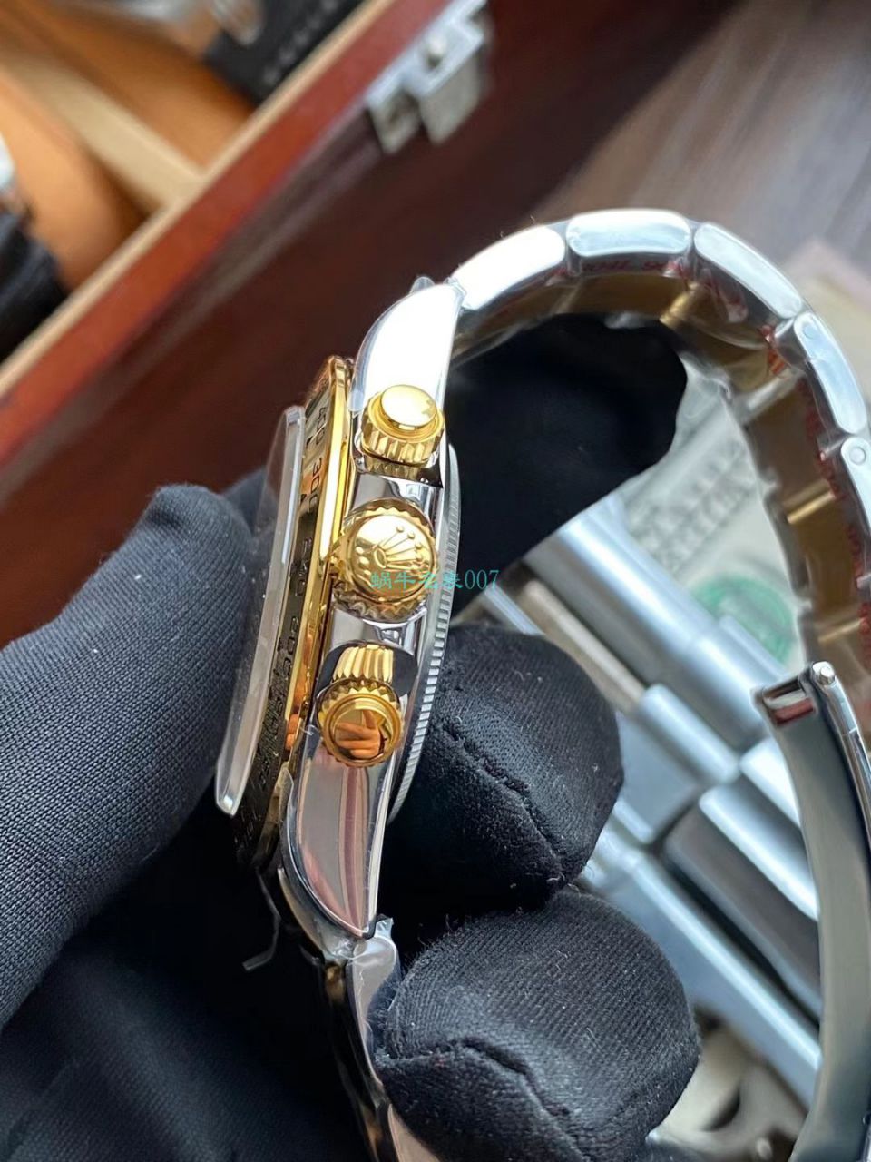 视频评测N厂劳力士超级4130迪通拿间金钻面m116503-0006顶级1比1复刻高仿手表 / R732