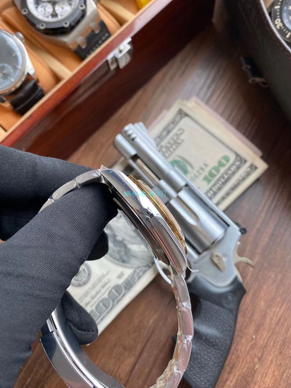 视频评测N厂劳力士超级4130迪通拿全金钻面超A高仿手表m116508-0008腕表 / R729