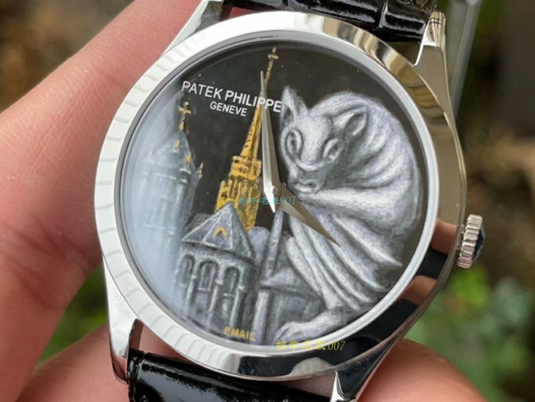 FL珐琅厂百达翡丽5077P微绘珐琅系列腕表「巴黎圣母院的石制怪兽」 / BD368