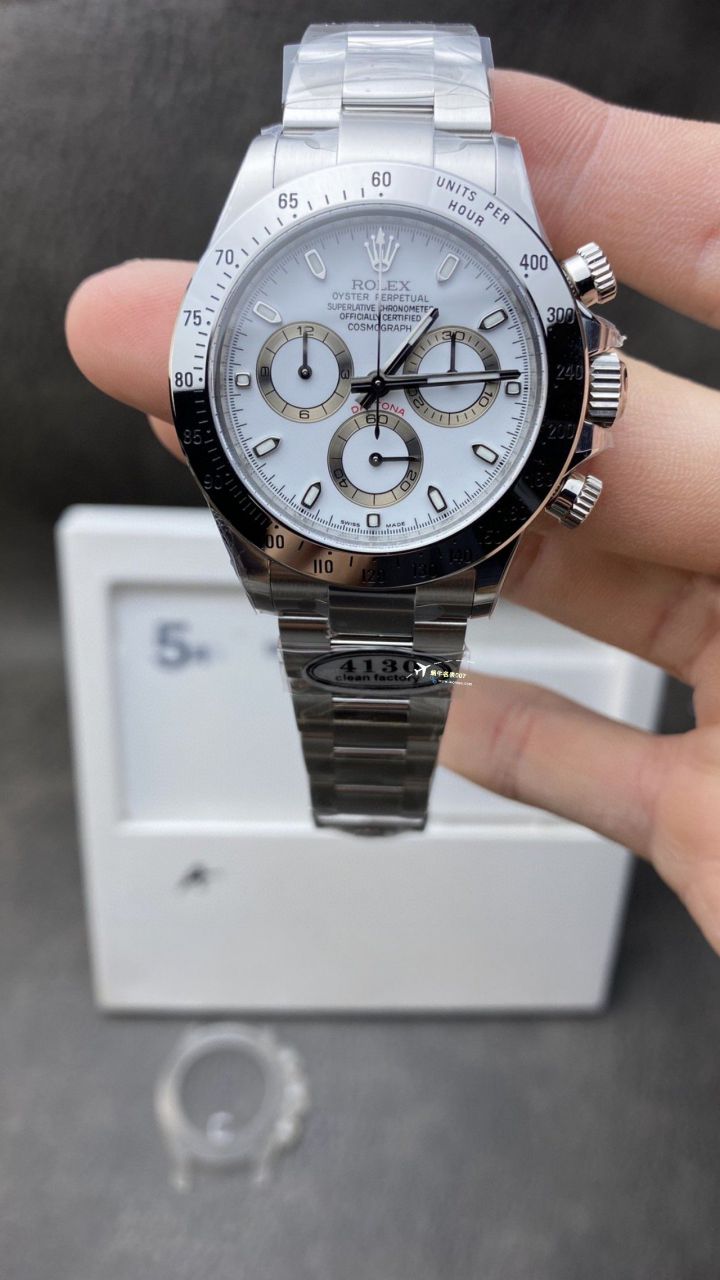 Clean/C厂劳力士灰胶迪通拿m126519ln-0006一比一个精仿复刻手表 / R776