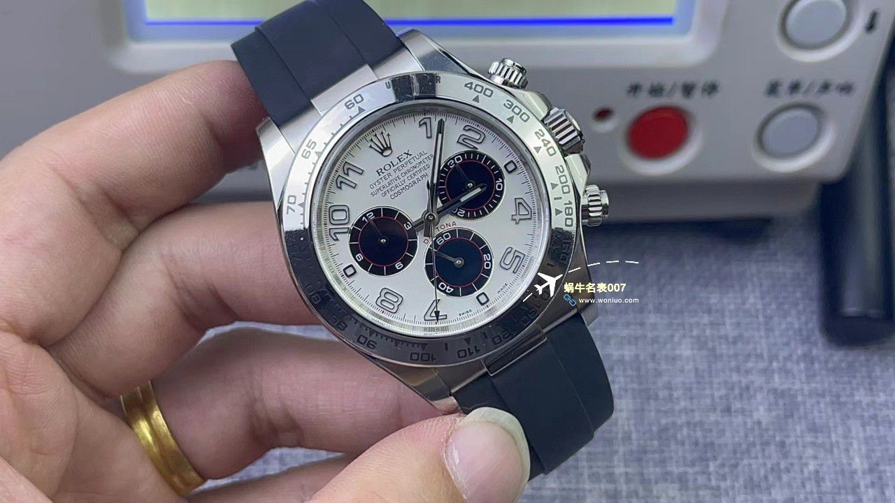 视频评测clean，C厂劳力士迪通拿熊猫迪m116500ln-0001超A高仿复刻手表 / R779