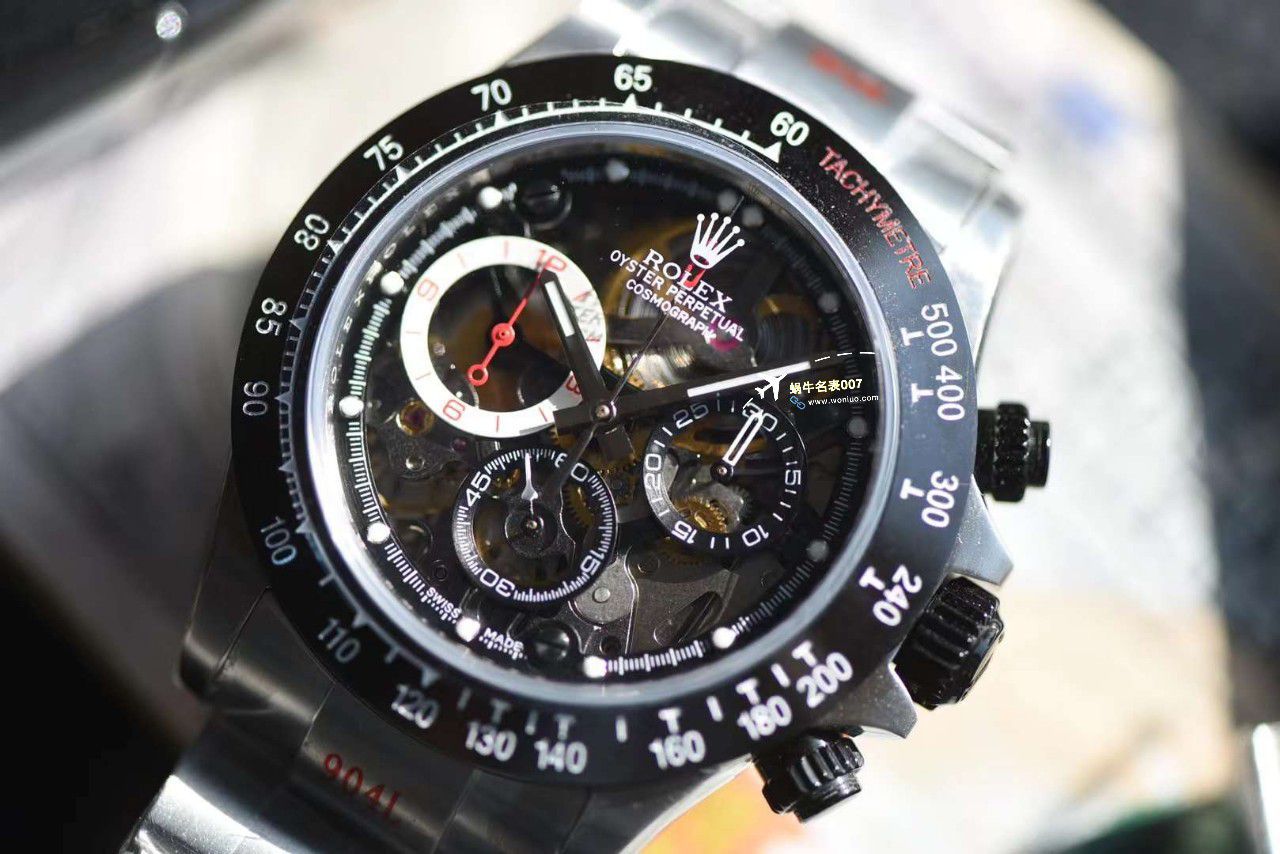 【视频评测】劳力士迪通拿F1车手限定特别版镂空定制手表 / R800