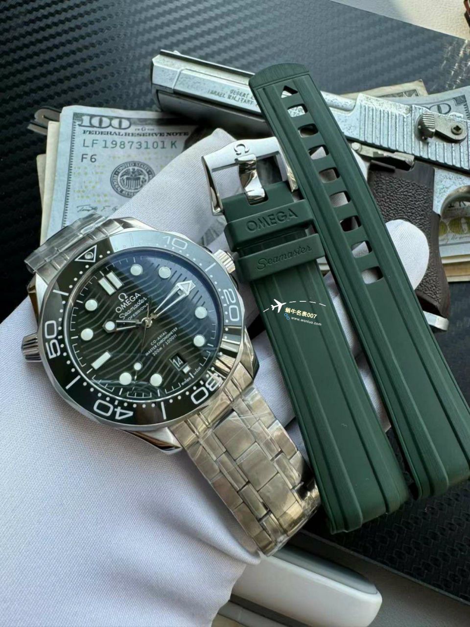 【视频评测】VS厂欧米茄海马300顶级复刻手表绿面210.30.42.20.10.001，210.32.42.20.10.001腕表 