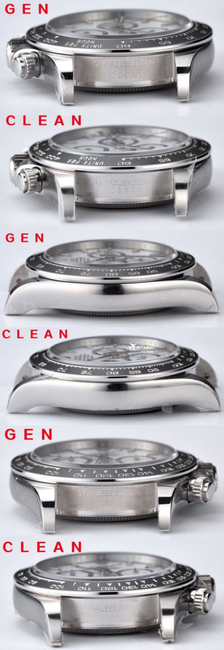 clean厂c厂超A高仿复刻手表劳力士宇宙计型迪通拿新款4131机芯熊猫迪水泥灰m126500LN-0001，m126519ln-0006腕表 