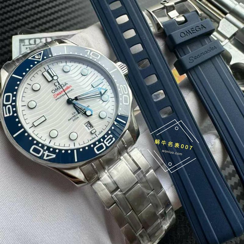VS厂新款欧米茄海马300白面蓝针一比一高仿手表522.30.42.20.04.001腕表(东京2020奥运款)