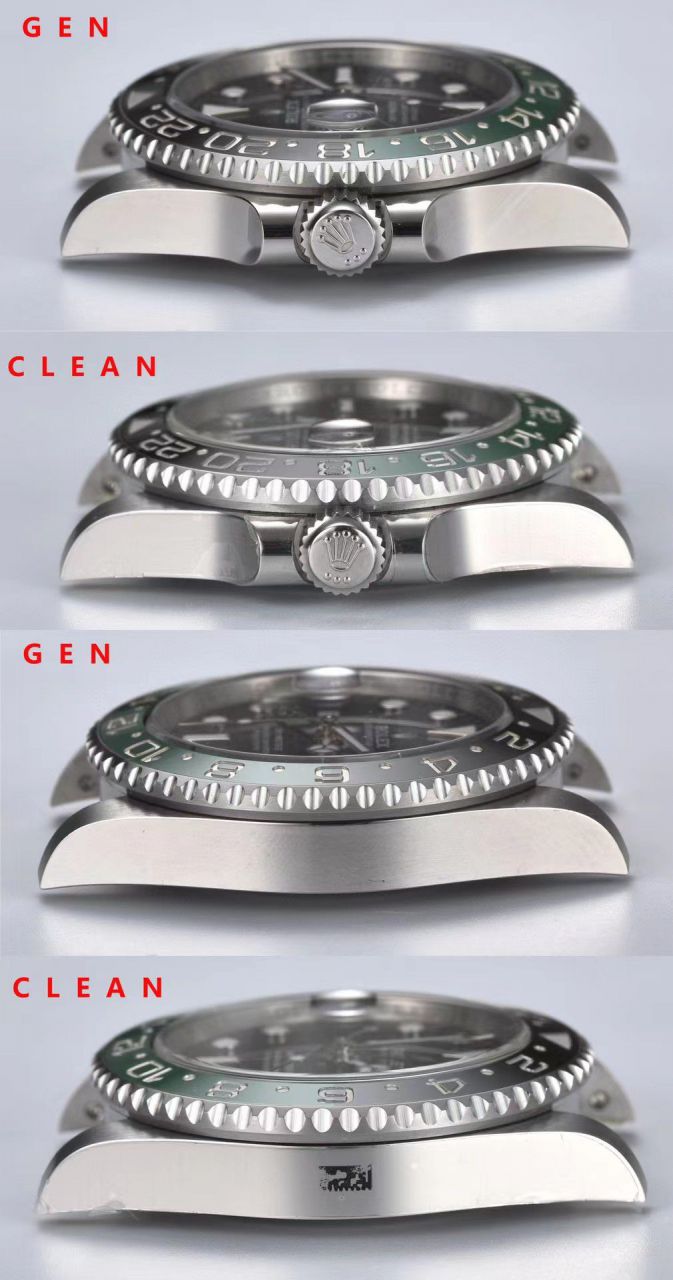 clean左撇子雪碧圈劳力士格林尼治型II一比一复刻高仿手表m126720vtnr-0002  