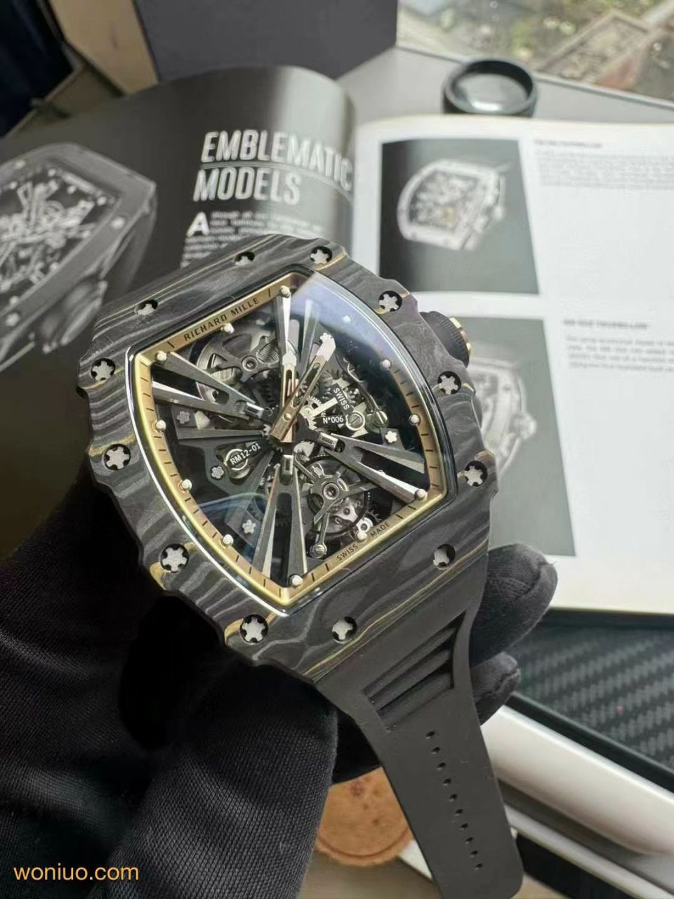 视频评测理查德米勒高仿RICHARD MILLE  顶级复刻RM 12-01手表 / RM1201AAA