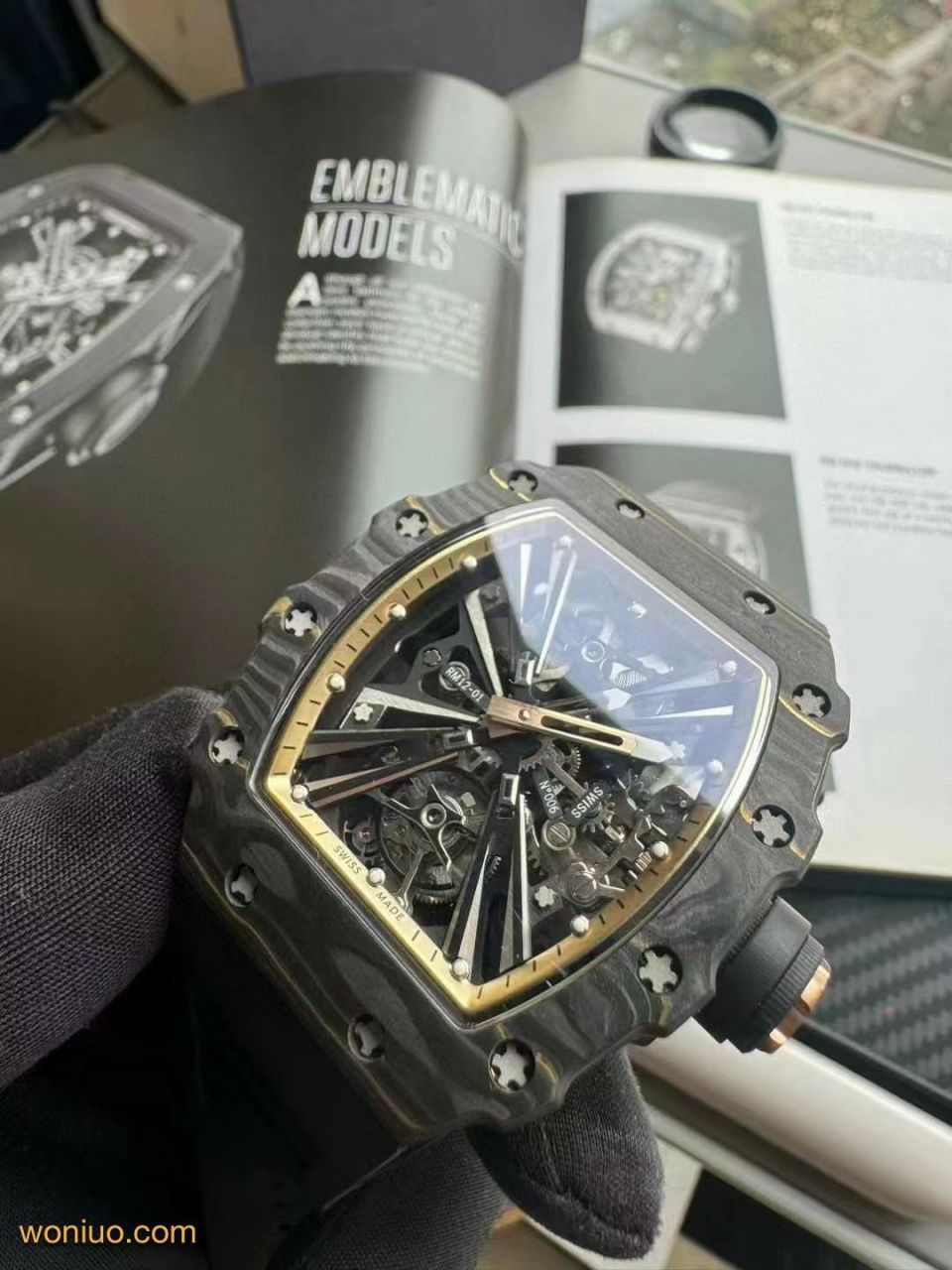 视频评测理查德米勒高仿RICHARD MILLE  顶级复刻RM 12-01手表 / RM1201AAA